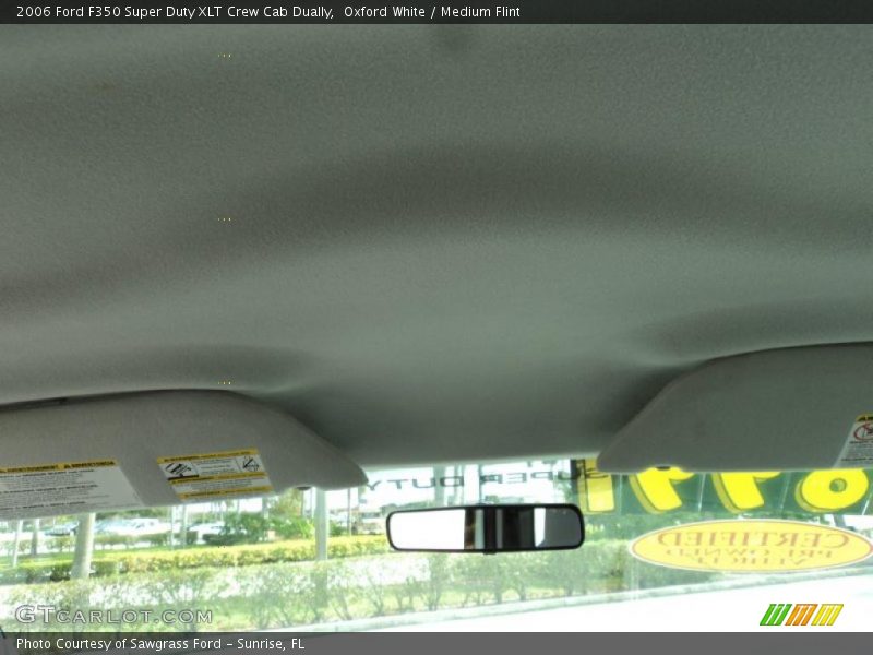 Oxford White / Medium Flint 2006 Ford F350 Super Duty XLT Crew Cab Dually