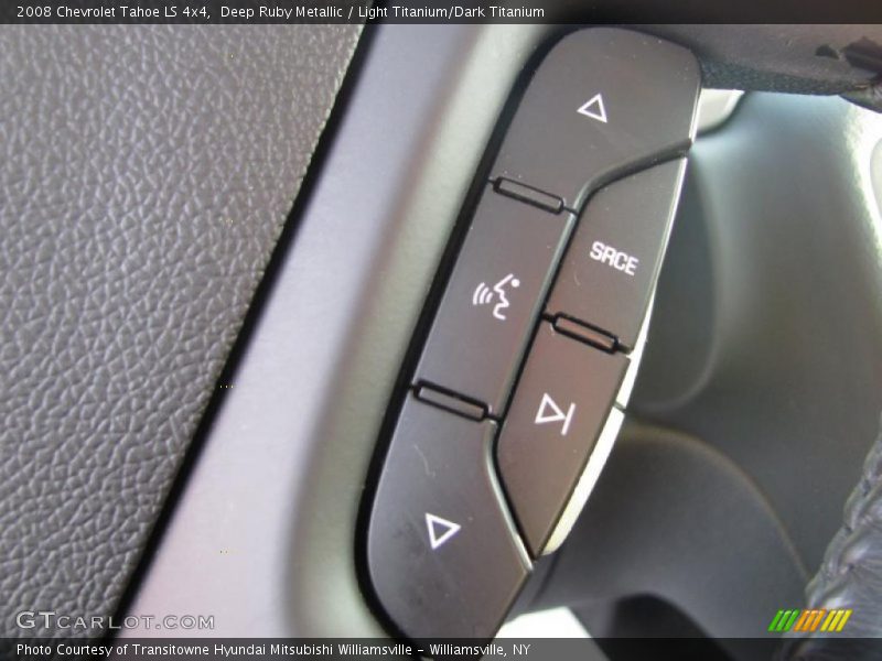 Deep Ruby Metallic / Light Titanium/Dark Titanium 2008 Chevrolet Tahoe LS 4x4