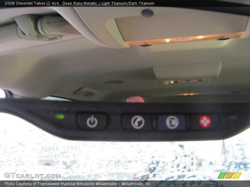 Deep Ruby Metallic / Light Titanium/Dark Titanium 2008 Chevrolet Tahoe LS 4x4