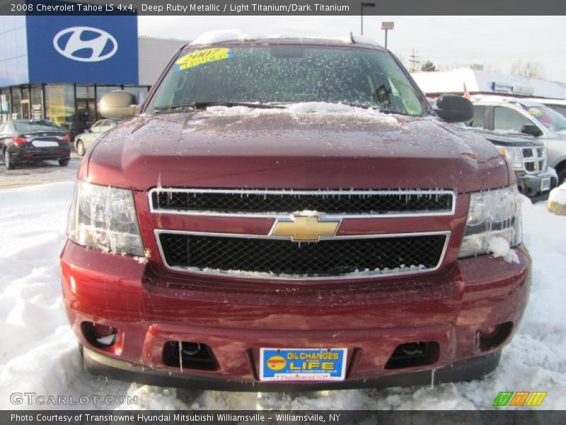 Deep Ruby Metallic / Light Titanium/Dark Titanium 2008 Chevrolet Tahoe LS 4x4