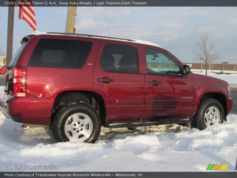 Deep Ruby Metallic / Light Titanium/Dark Titanium 2008 Chevrolet Tahoe LS 4x4
