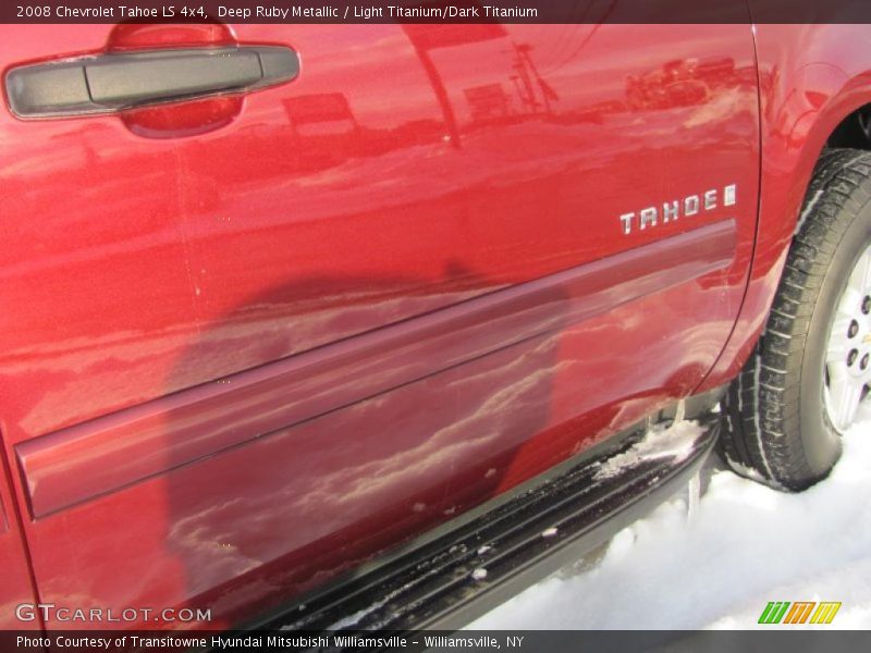 Deep Ruby Metallic / Light Titanium/Dark Titanium 2008 Chevrolet Tahoe LS 4x4