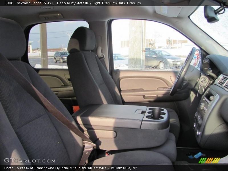 Deep Ruby Metallic / Light Titanium/Dark Titanium 2008 Chevrolet Tahoe LS 4x4