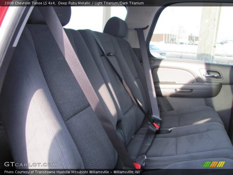 Deep Ruby Metallic / Light Titanium/Dark Titanium 2008 Chevrolet Tahoe LS 4x4