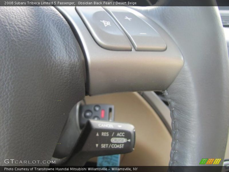 Obsidian Black Pearl / Desert Beige 2008 Subaru Tribeca Limited 5 Passenger