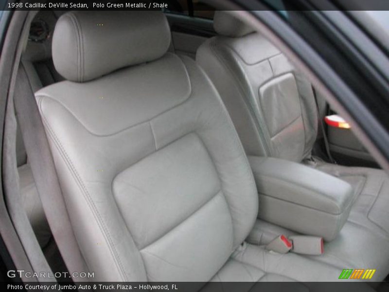 Polo Green Metallic / Shale 1998 Cadillac DeVille Sedan