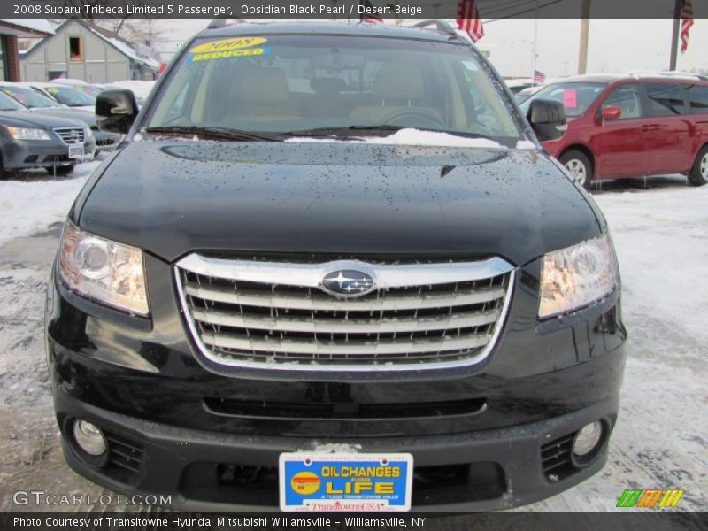 Obsidian Black Pearl / Desert Beige 2008 Subaru Tribeca Limited 5 Passenger