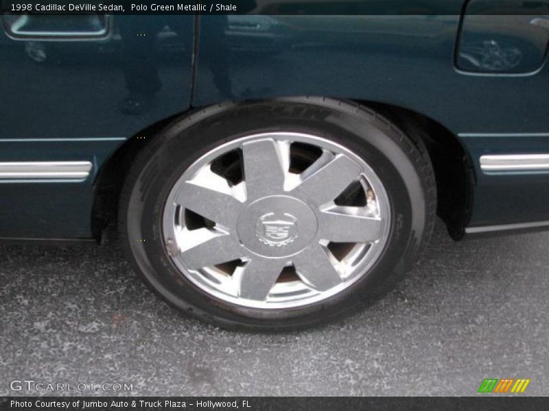 Polo Green Metallic / Shale 1998 Cadillac DeVille Sedan