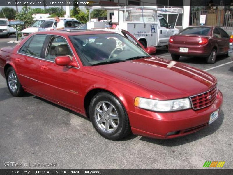 Crimson Pearl / Pewter 1999 Cadillac Seville STS
