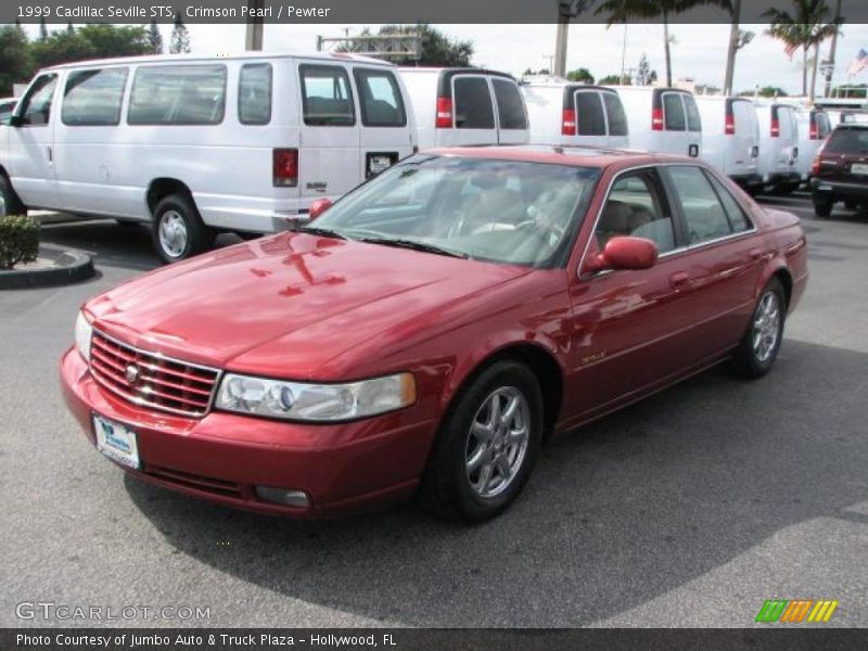 Front 3/4 View of 1999 Seville STS