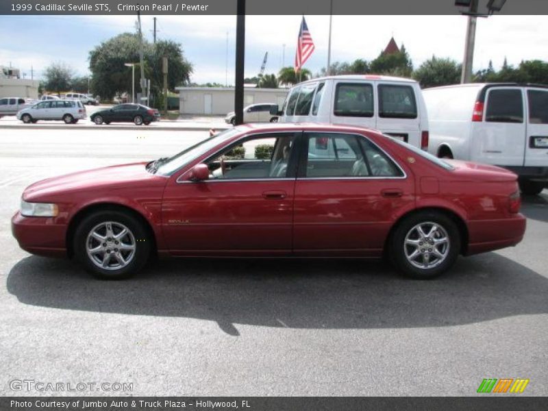 Crimson Pearl / Pewter 1999 Cadillac Seville STS