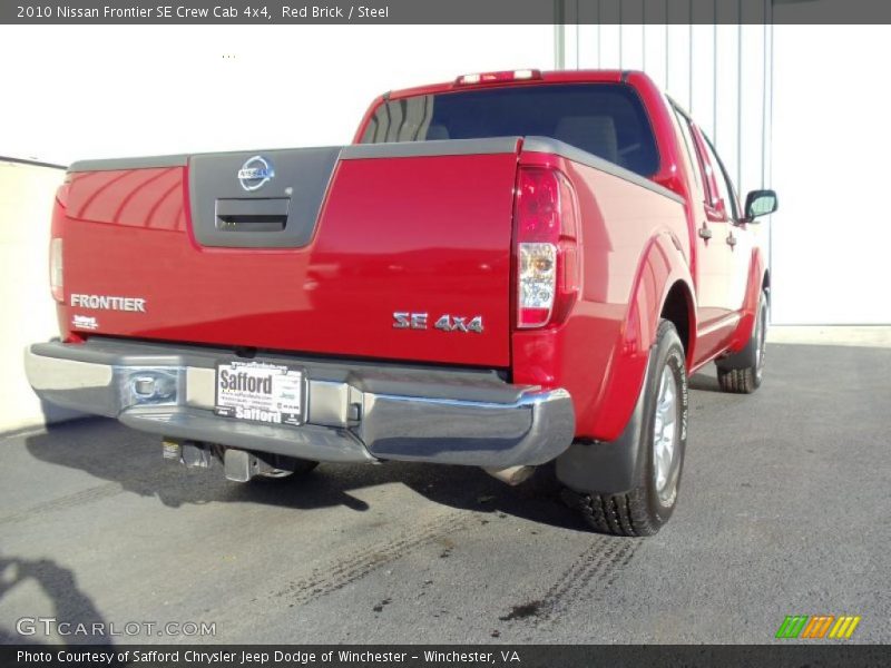 Red Brick / Steel 2010 Nissan Frontier SE Crew Cab 4x4