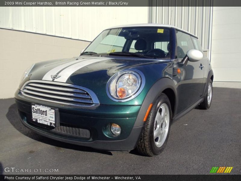 British Racing Green Metallic / Black/Grey 2009 Mini Cooper Hardtop