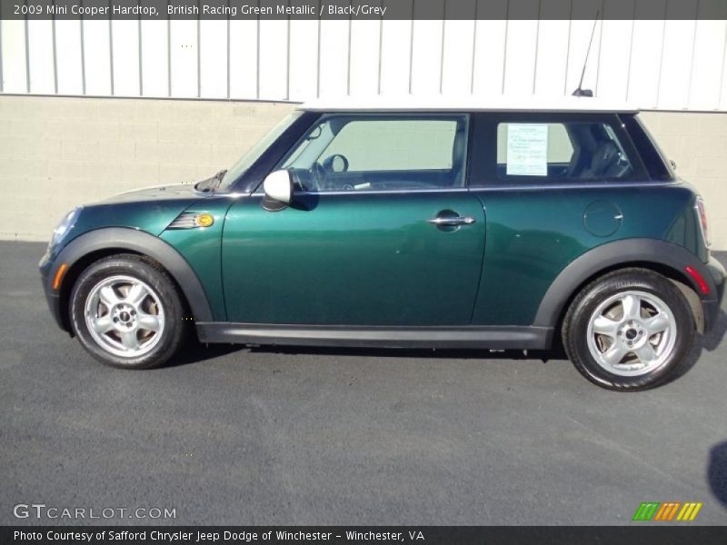 British Racing Green Metallic / Black/Grey 2009 Mini Cooper Hardtop