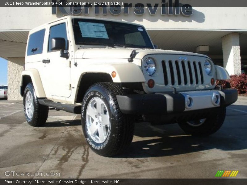 Sahara Tan / Black/Dark Saddle 2011 Jeep Wrangler Sahara 4x4
