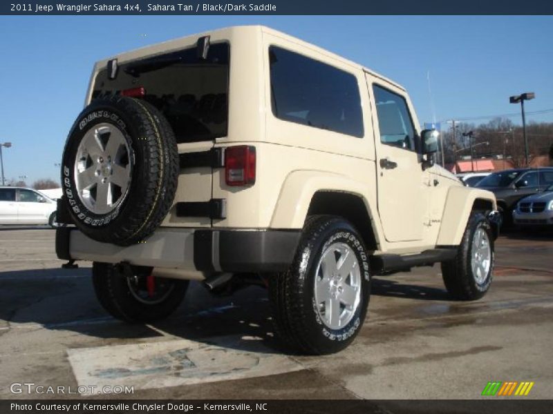 Sahara Tan / Black/Dark Saddle 2011 Jeep Wrangler Sahara 4x4