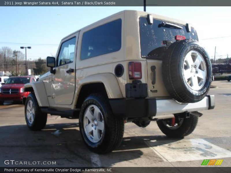 Sahara Tan / Black/Dark Saddle 2011 Jeep Wrangler Sahara 4x4