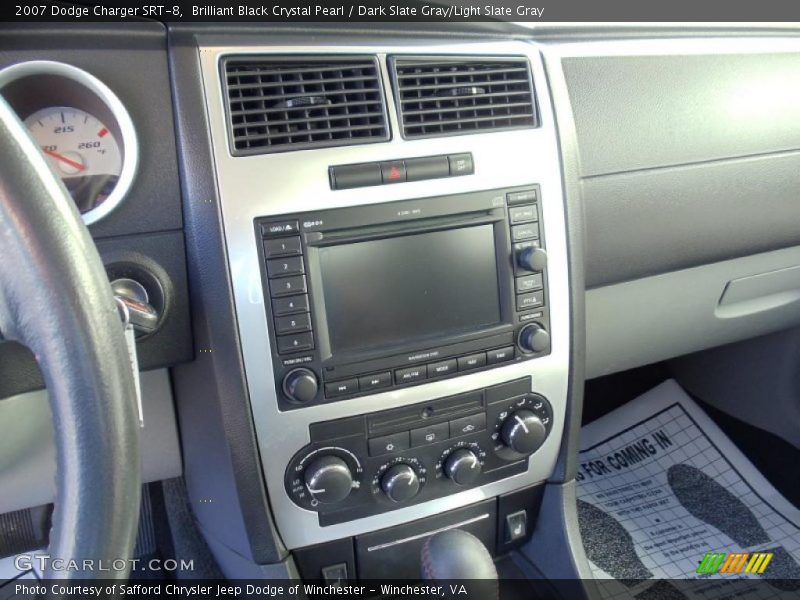Brilliant Black Crystal Pearl / Dark Slate Gray/Light Slate Gray 2007 Dodge Charger SRT-8