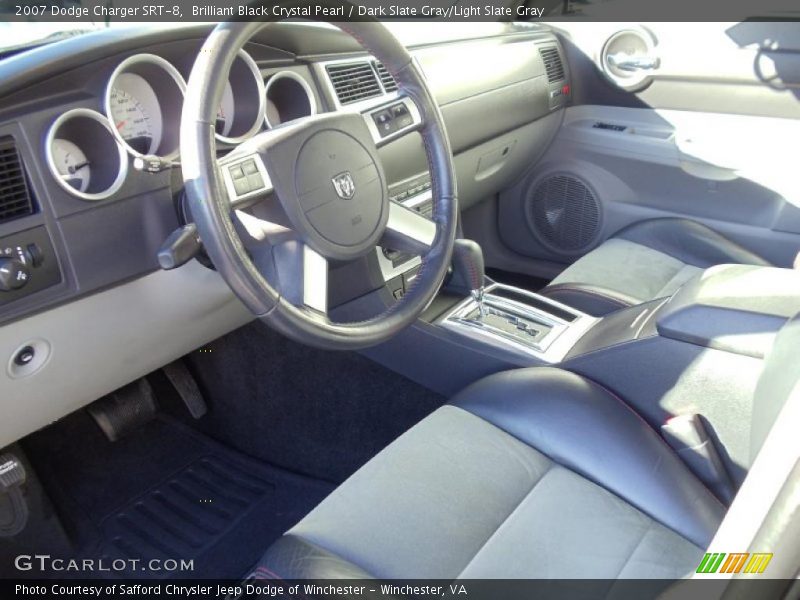 Brilliant Black Crystal Pearl / Dark Slate Gray/Light Slate Gray 2007 Dodge Charger SRT-8