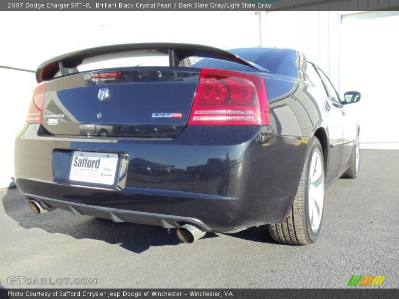 Brilliant Black Crystal Pearl / Dark Slate Gray/Light Slate Gray 2007 Dodge Charger SRT-8