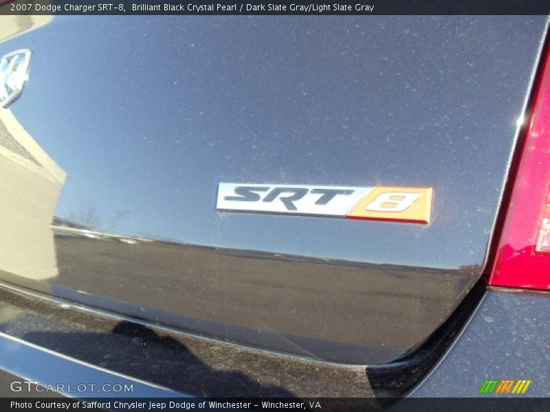 Brilliant Black Crystal Pearl / Dark Slate Gray/Light Slate Gray 2007 Dodge Charger SRT-8