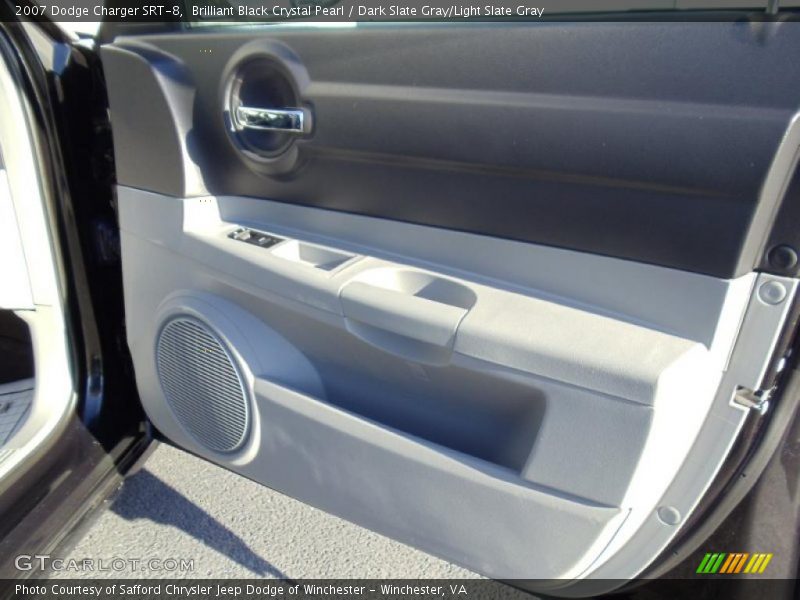 Brilliant Black Crystal Pearl / Dark Slate Gray/Light Slate Gray 2007 Dodge Charger SRT-8