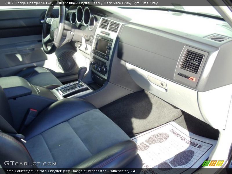 Brilliant Black Crystal Pearl / Dark Slate Gray/Light Slate Gray 2007 Dodge Charger SRT-8