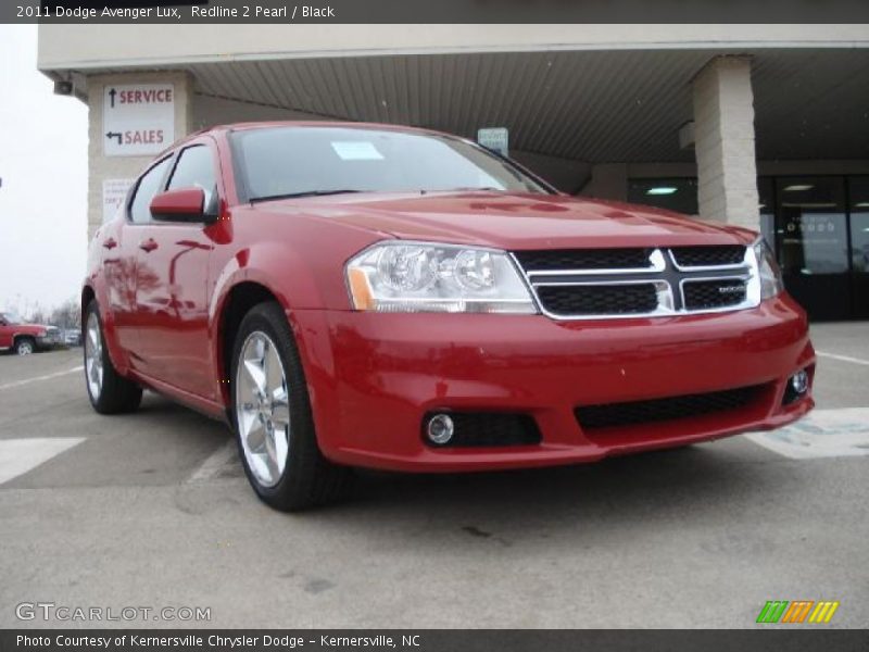 Redline 2 Pearl / Black 2011 Dodge Avenger Lux
