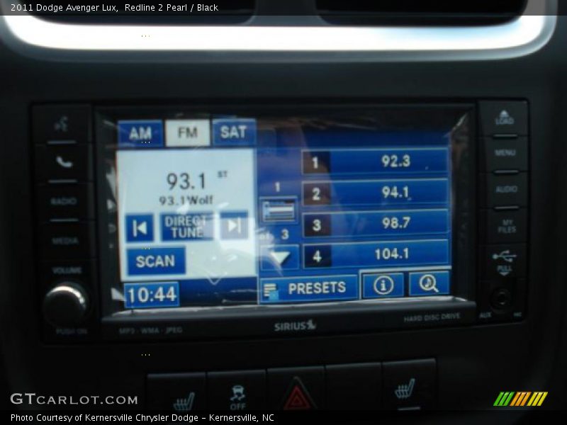 Redline 2 Pearl / Black 2011 Dodge Avenger Lux