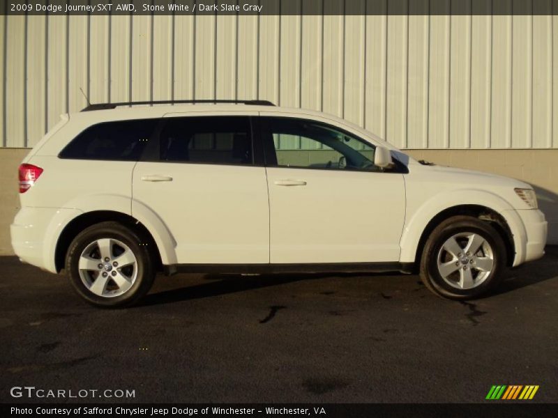 Stone White / Dark Slate Gray 2009 Dodge Journey SXT AWD