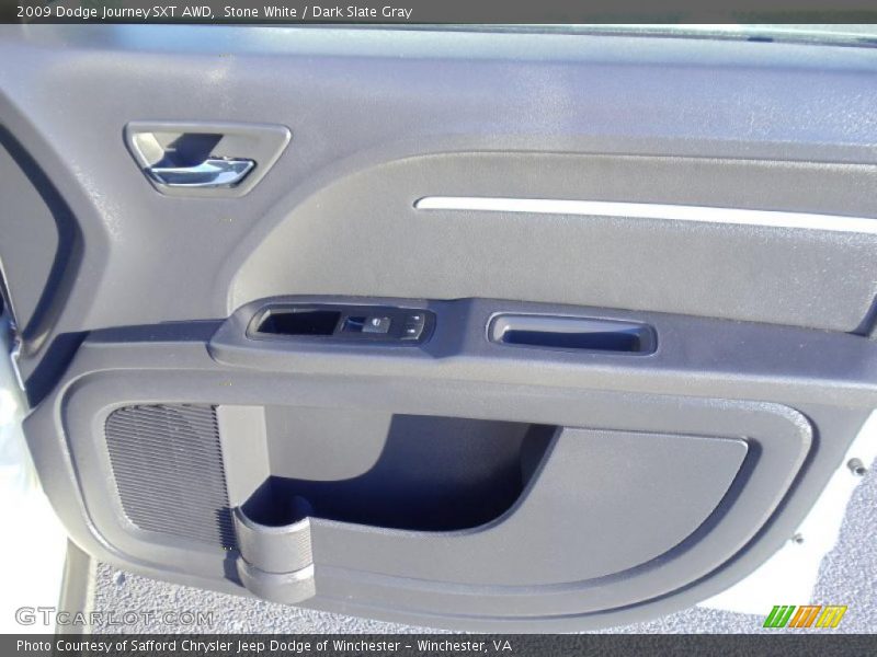 Stone White / Dark Slate Gray 2009 Dodge Journey SXT AWD