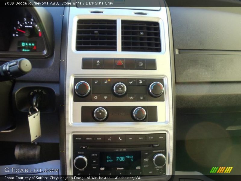 Stone White / Dark Slate Gray 2009 Dodge Journey SXT AWD