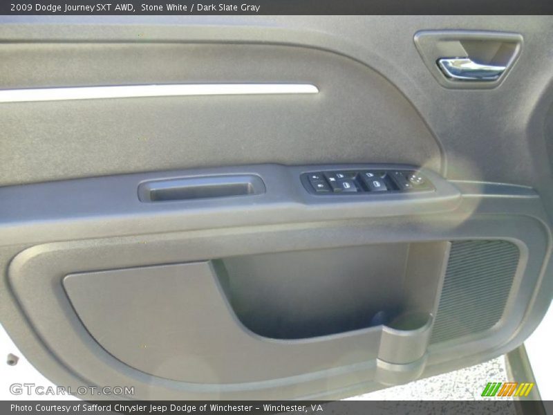 Stone White / Dark Slate Gray 2009 Dodge Journey SXT AWD