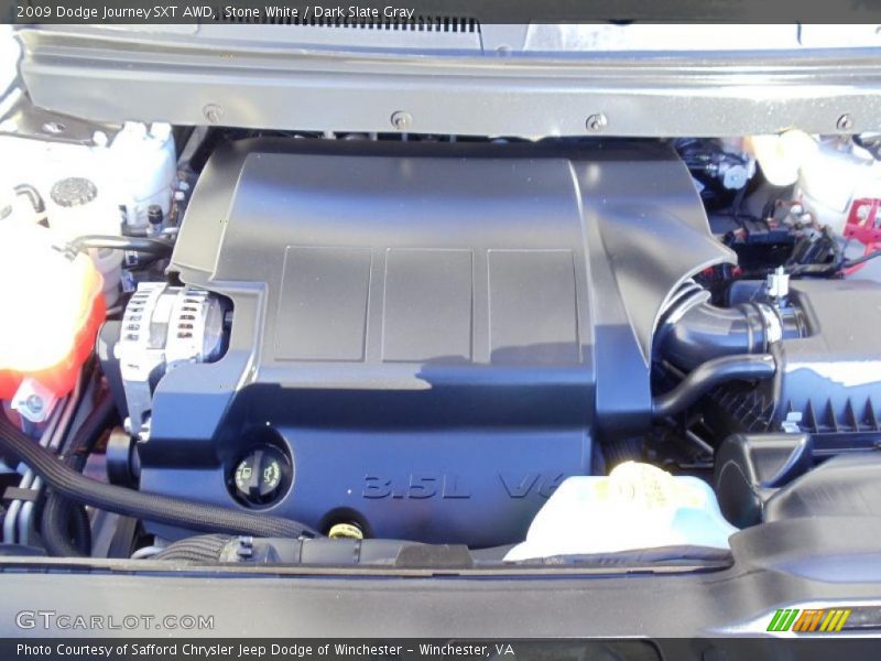 Stone White / Dark Slate Gray 2009 Dodge Journey SXT AWD