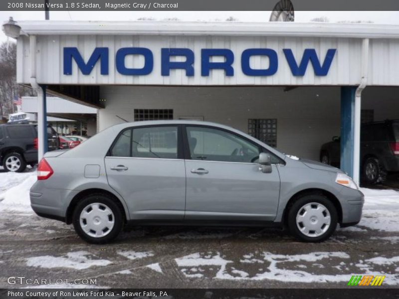 Magnetic Gray / Charcoal 2008 Nissan Versa 1.8 S Sedan