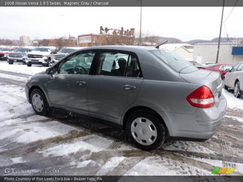 Magnetic Gray / Charcoal 2008 Nissan Versa 1.8 S Sedan
