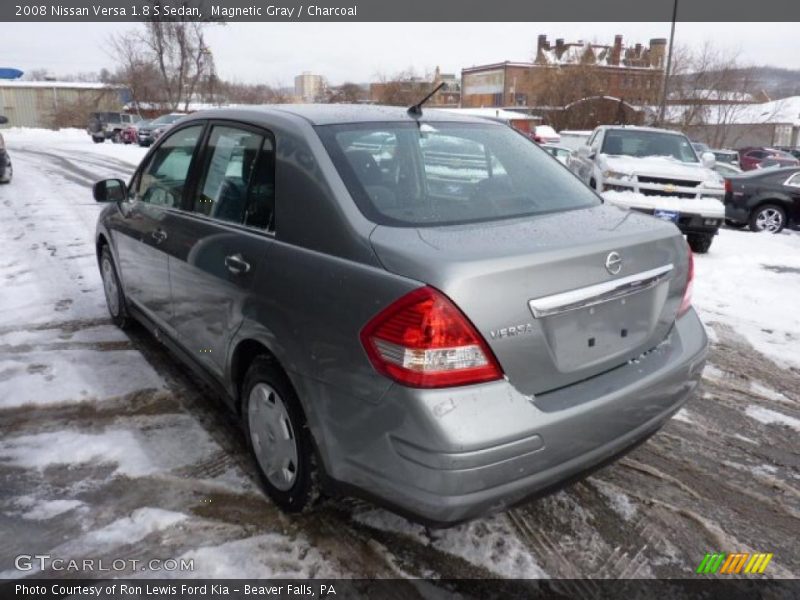 Magnetic Gray / Charcoal 2008 Nissan Versa 1.8 S Sedan