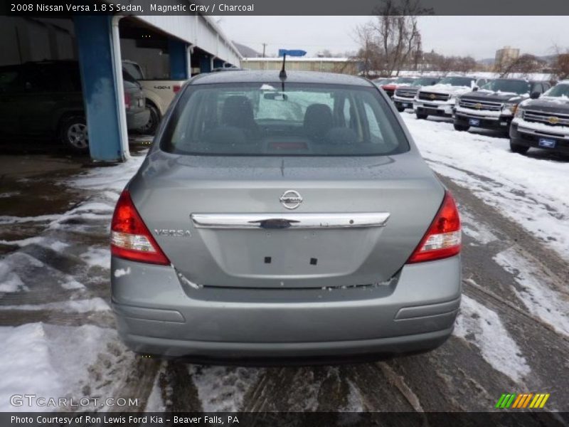 Magnetic Gray / Charcoal 2008 Nissan Versa 1.8 S Sedan