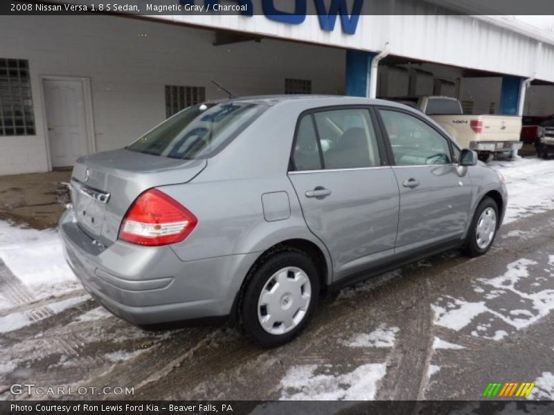 Magnetic Gray / Charcoal 2008 Nissan Versa 1.8 S Sedan