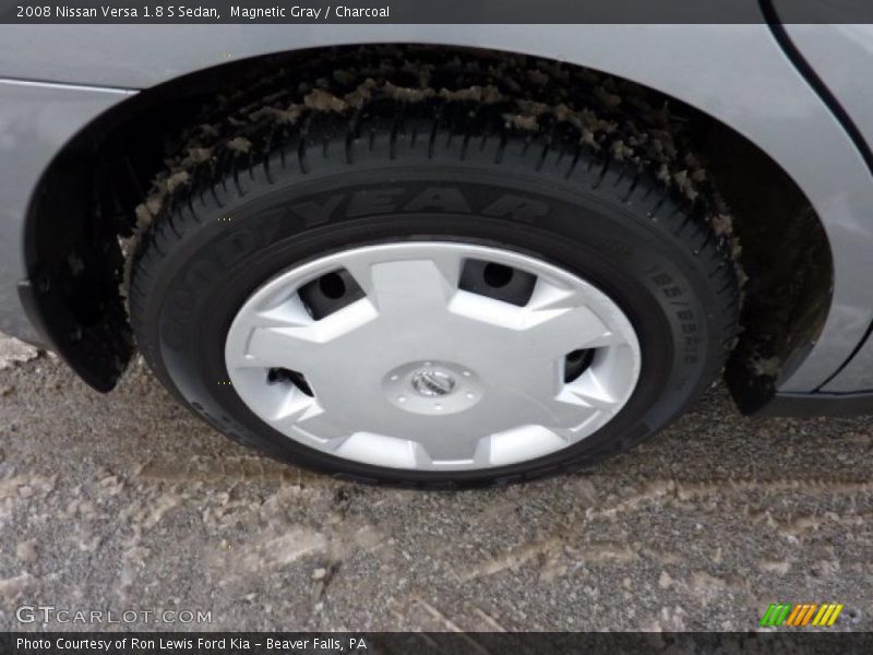Magnetic Gray / Charcoal 2008 Nissan Versa 1.8 S Sedan