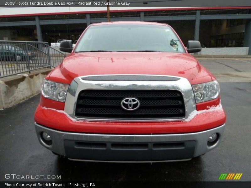 Radiant Red / Graphite Gray 2008 Toyota Tundra Double Cab 4x4