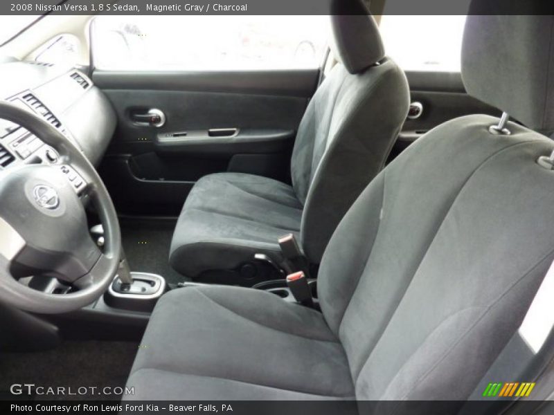 Magnetic Gray / Charcoal 2008 Nissan Versa 1.8 S Sedan