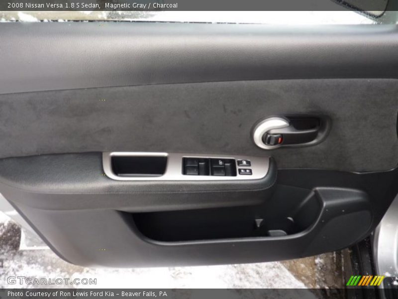 Magnetic Gray / Charcoal 2008 Nissan Versa 1.8 S Sedan