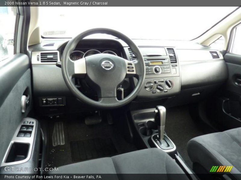Magnetic Gray / Charcoal 2008 Nissan Versa 1.8 S Sedan