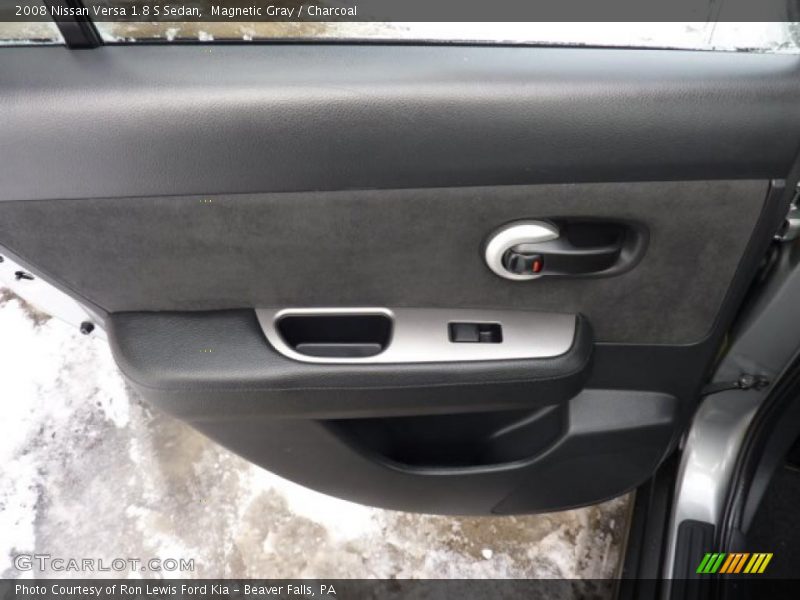 Magnetic Gray / Charcoal 2008 Nissan Versa 1.8 S Sedan