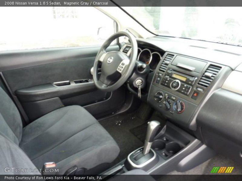 Magnetic Gray / Charcoal 2008 Nissan Versa 1.8 S Sedan