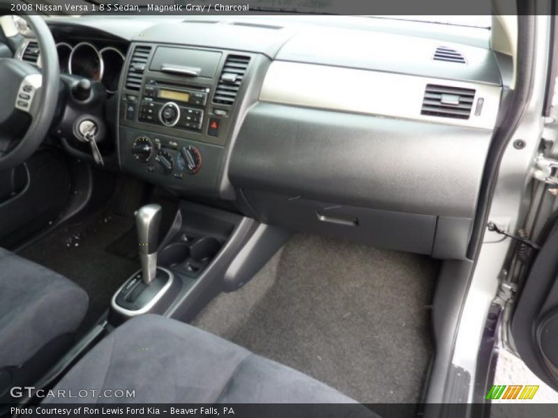 Magnetic Gray / Charcoal 2008 Nissan Versa 1.8 S Sedan