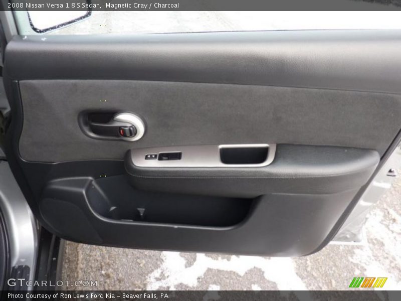 Magnetic Gray / Charcoal 2008 Nissan Versa 1.8 S Sedan