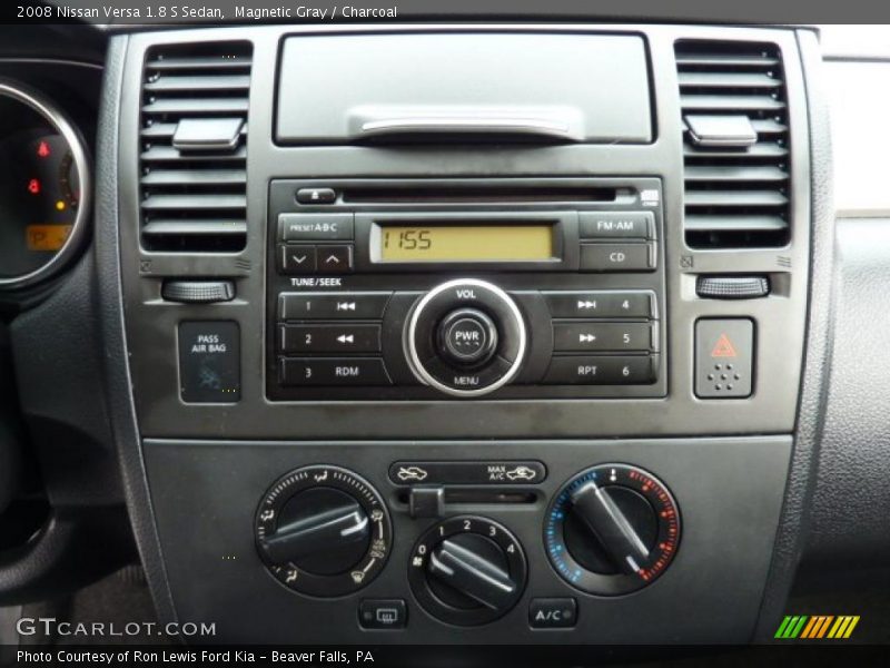 Magnetic Gray / Charcoal 2008 Nissan Versa 1.8 S Sedan