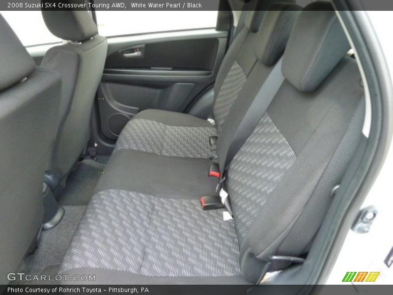 White Water Pearl / Black 2008 Suzuki SX4 Crossover Touring AWD